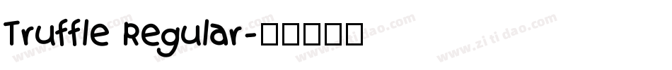 Truffle Regular字体转换